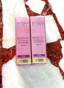 2 Pcs Original Lotus Lipstick