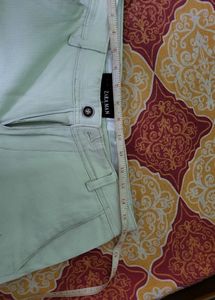 Cream Cotton Jeans For Men