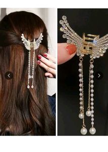Winged Hair Claw Clip