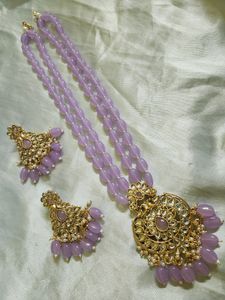 Lavender Pearl Necklace