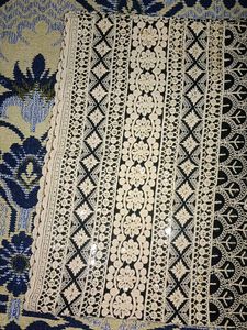 Elegant Black &amp; cream colour plazzo with Intricate