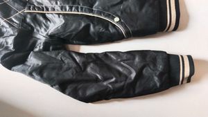 Black Reebok bomber jacket