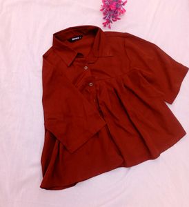 Brown Casual Shirt 🤎🛍️