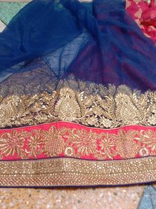 Elegant Embroidered Sari