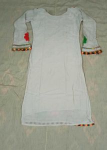 Colourfull Embroidery Kurta Set