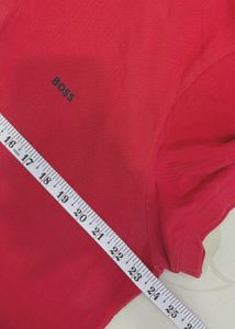 Authentic BOSS Red Polo T-Shirt