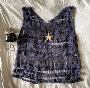Boho Chic Fringe Tank Top