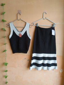 🤍Free Delivery Chic Black & White Co-ord Set🤍