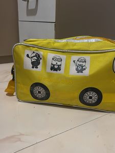 Yellow Minions School Bus Bag