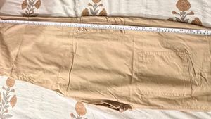Unisex Beige Cargo Pants