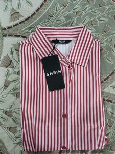 Striped Button-Down Shirt