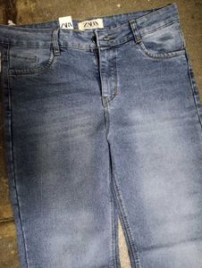 Zara Blue Denim Jeans