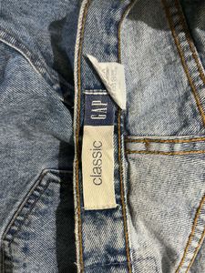 GAP Classic High-Waist Tapered Blue Jeans
