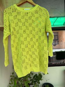 Lime Green Knit Sweater