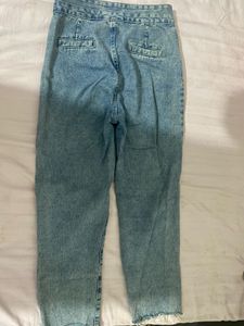 Mommy fit ripped jeans