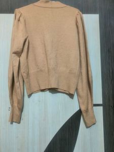 tan coloured cardigan (s to L)