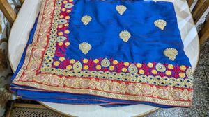 Saree with blouse