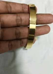 Mens Golden Kada Bracelet