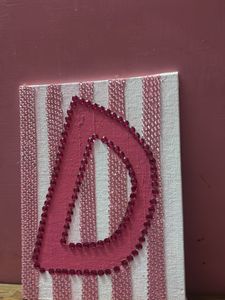 Customized BEAUTIFUL D INITIAL WALL PIECE