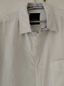 Men's Dotted Casual Shirt 42 cms