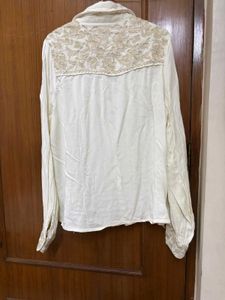 Embroidered Western Style Shirt/ Blouse