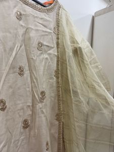Myntra Festive Cream Kurta