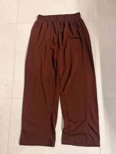 Brown Wide Leg Trousers