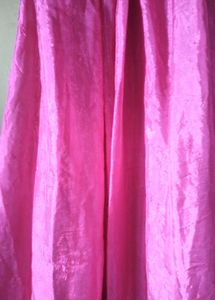Brand new shocking pink silk embroidered duppatta.
