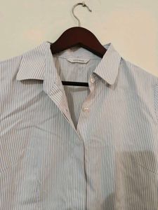 imported Striped Short Sleeve Shirt