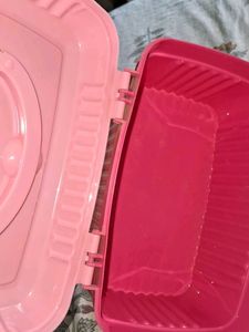 Pink Makeup Organizer Box