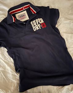 Superdry Men's Navy Polo T-Shirt