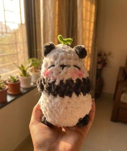 Handmade Crochet Panda Plush