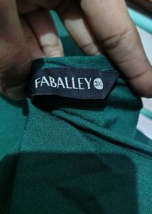 Emerald Green Ruffle Dress