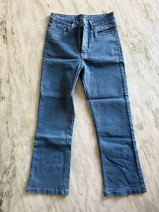 Light Wash Flared Denim Jeans