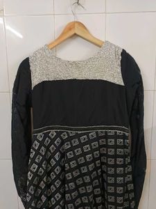 Elegant Black Ethnic Gown