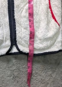 Cozy White Fila Fleece Hoodie