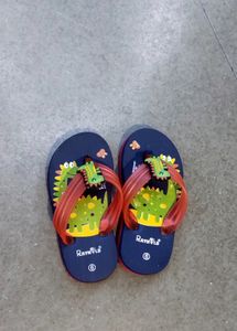 Kids Dinosaur Flip-Flops - Size 6