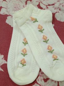 Floral Ankle Socks