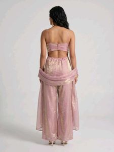 Sonia Pink Fendi Kurti Pant &amp; Dupatta Set