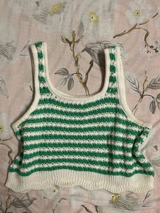 Crochet Knit Top