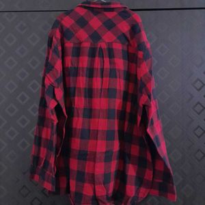 Red &amp; Black Plaid Shirt