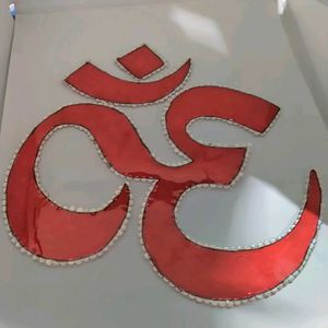 Red Om Wall Decor