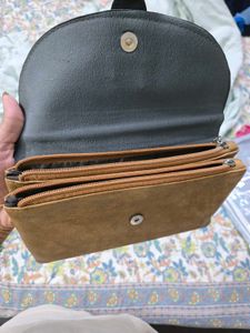 Stylish Tan Faux Leather Wallet