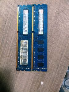 ddr3 desktop Ram 4gb +4gb 2 stick