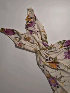 Y2K Floral Dress with Beaded details