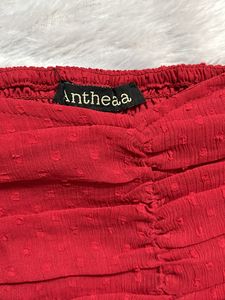 Red Crop Top