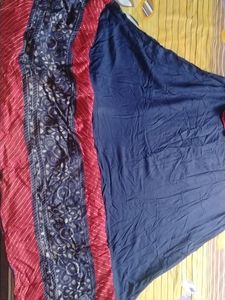 Blue And Red Gown