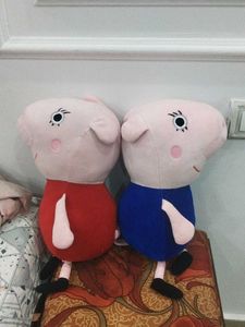Peppa Pig Plush Toys (Set of 2)