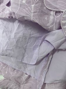 Purple butterfly detail dress