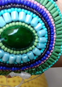 Boho Beaded Cuff Bracelet